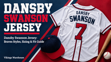 Dansby Swanson jersey cover image - Dansby Swanson Jersey: Braves Styles, Sizing & Fit Guide