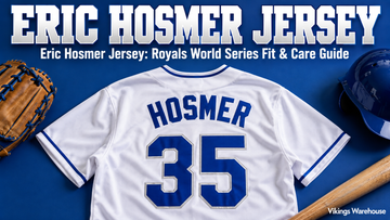 Eric Hosmer jersey cover image - Eric Hosmer Jersey: Royals World Series Fit & Care Guide