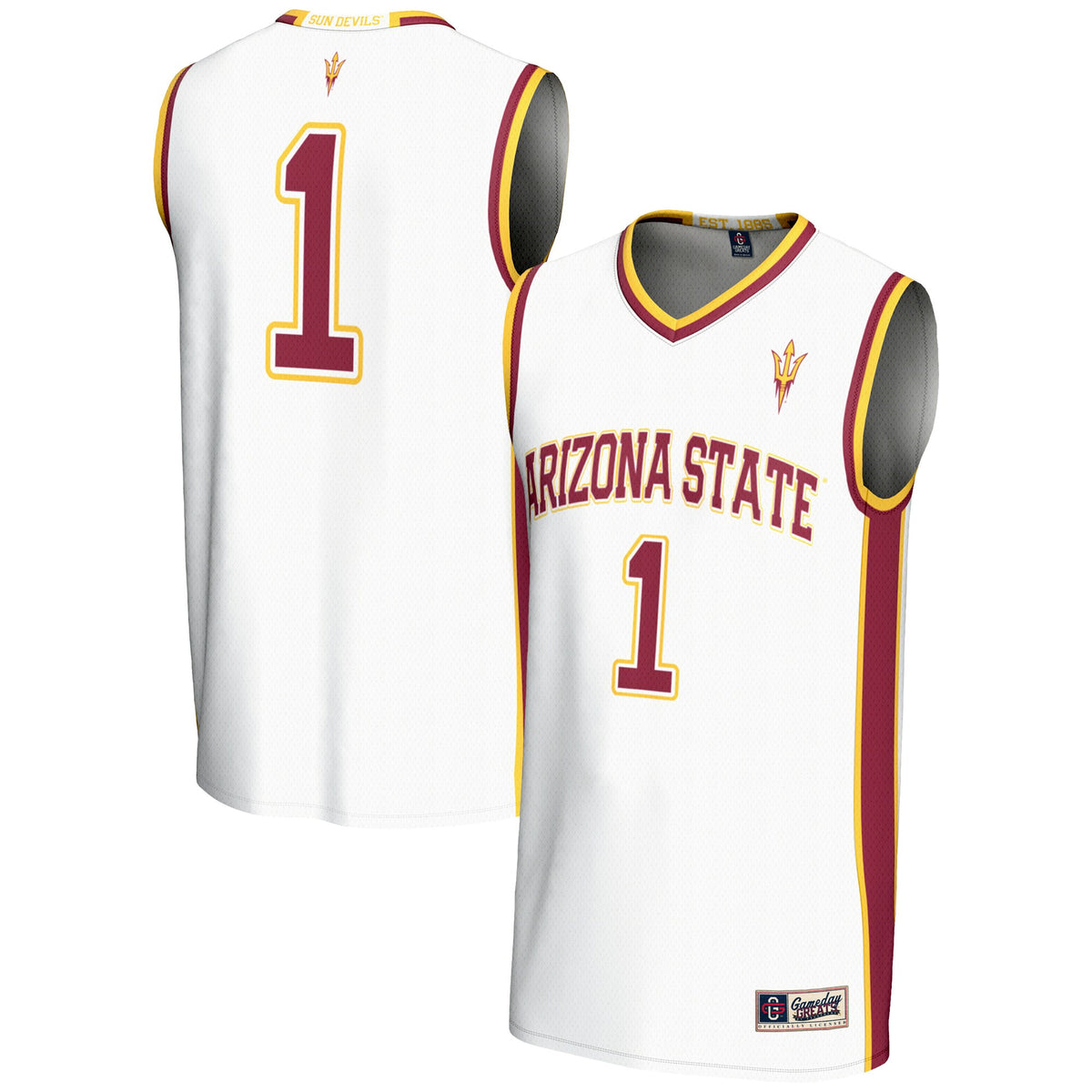 Arizona State Sun Devils white jersey