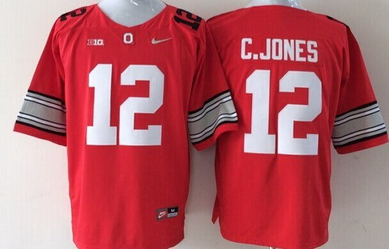 Cardale Jones Ohio State Buckeyes red jersey