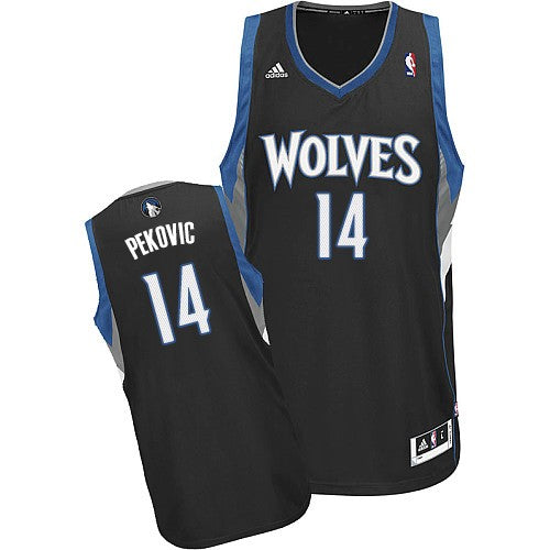 Nikola Pekovic Minnesota Timberwolves black jersey