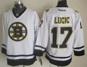 Milan Lucic Boston Bruins white jersey