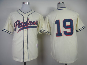 Tony Gwynn San Diego Padres cream jersey