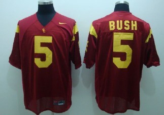 Bush USC Trojans red jersey
