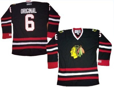 Parkhurst Original Chicago Blackhawks black Throwback jersey