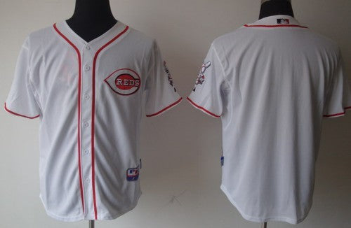 Custom Cincinnati Reds white jersey