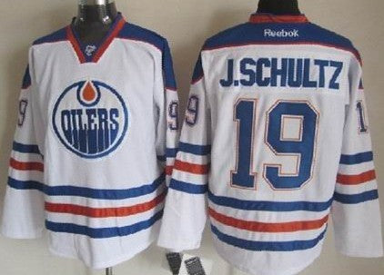 Justin Schultz Edmonton Oilers white jersey