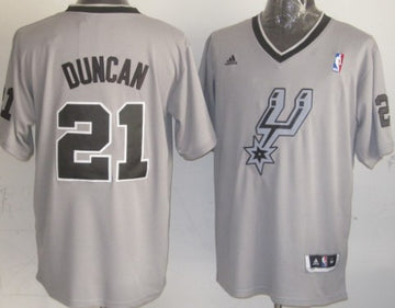 Tim Duncan Revolution San Antonio Spurs gray jersey