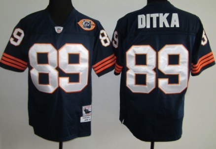 Mike Ditka Chicago Bears blue Throwback jersey
