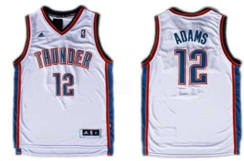 Steven Adams Revolution Oklahoma City Thunder white jersey