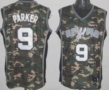 Tony Parker San Antonio Spurs camo Fashion jersey