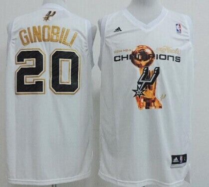 Manu Ginobili Revolution San Antonio Spurs white jersey