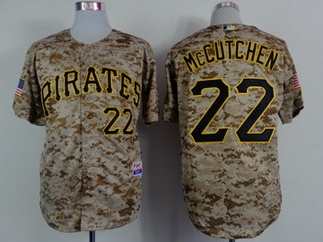 Andrew McCutchen Pittsburgh Pirates camo Camo jersey