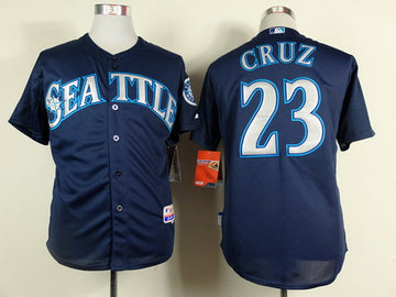 Nelson Cruz Seattle Mariners navy jersey