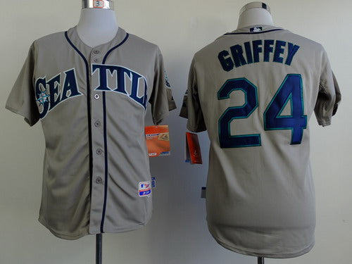 Ken Griffey Seattle Mariners gray jersey