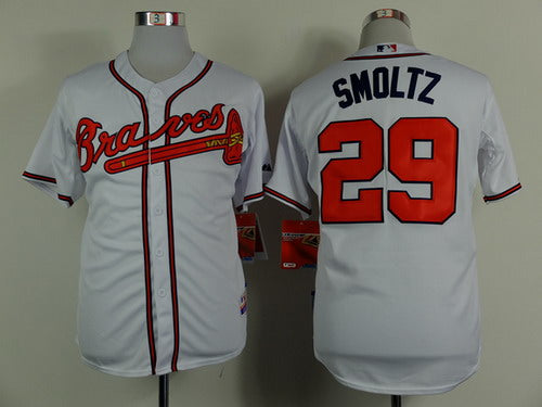 John Smoltz Atlanta Braves white jersey