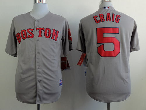 Allen Craig Boston Red Sox gray jersey