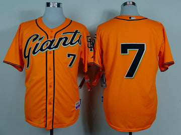 Gregor Blanco San Francisco Giants orange jersey
