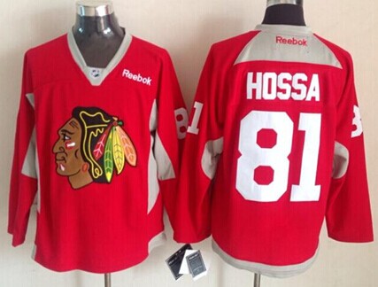 Marian Hossa Chicago Blackhawks red jersey