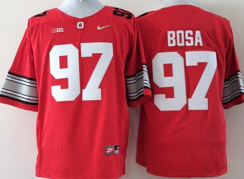 Joey Bosa Ohio State Buckeyes red jersey