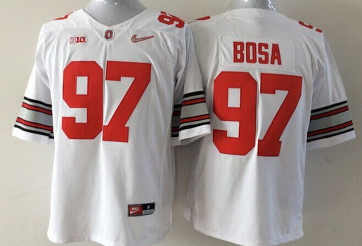 Joey Bosa Ohio State Buckeyes white jersey