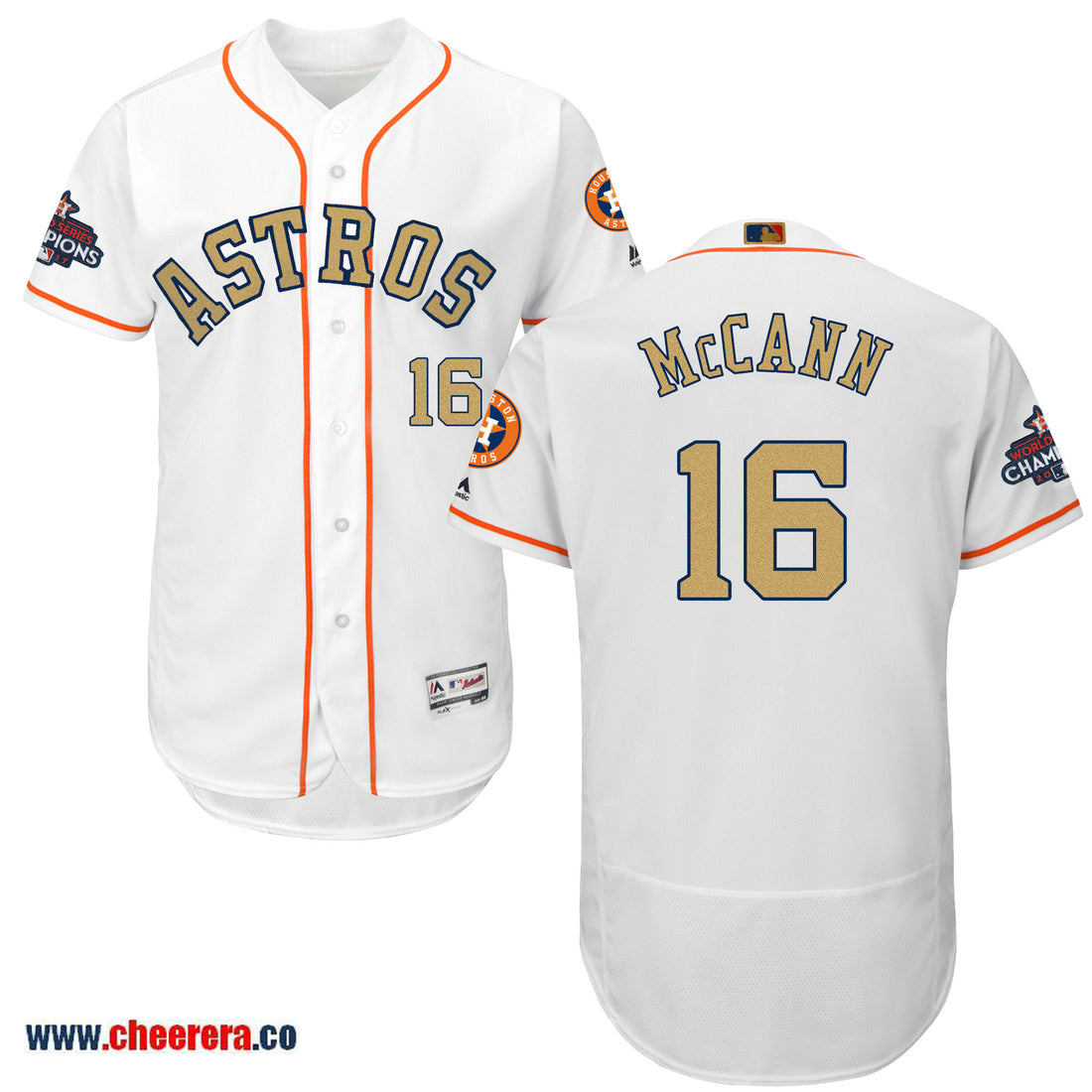 Brian McCann Houston Astros white jersey