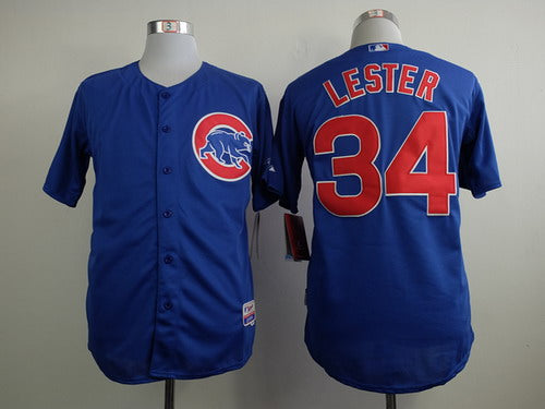 MLB Jon Lester Chicago Cubs blue jersey