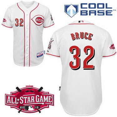 Jay Bruce Cincinnati Reds white All-Star jersey