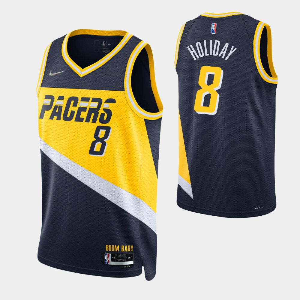 Holiday Indiana Pacers navy jersey