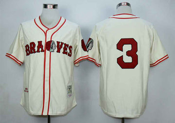 Babe Ruth Atlanta Braves cream Throwback jersey