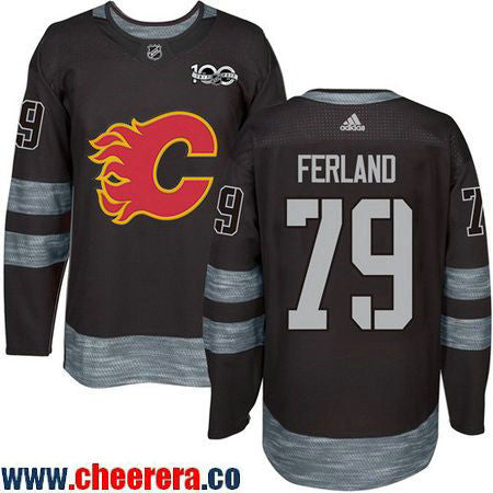Michael Ferland Calgary Flames black jersey