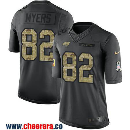 Brandon Myers Tampa Bay Buccaneers black Salute To Service jersey