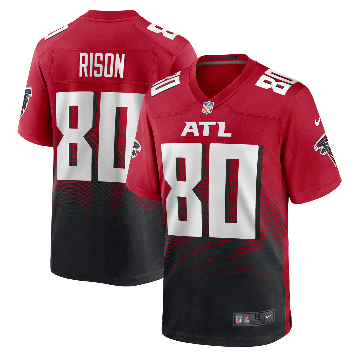 Andre Rison Atlanta Falcons red jersey