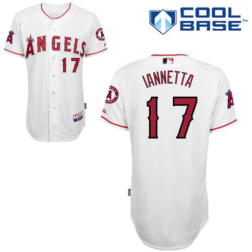 Lannetta Los Angeles Angels white jersey