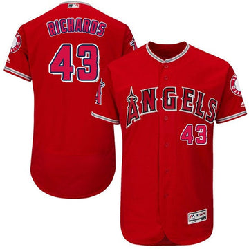 Garrett Richards Los Angeles Angels red jersey