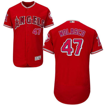 Ricky Nolasco Los Angeles Angels red jersey