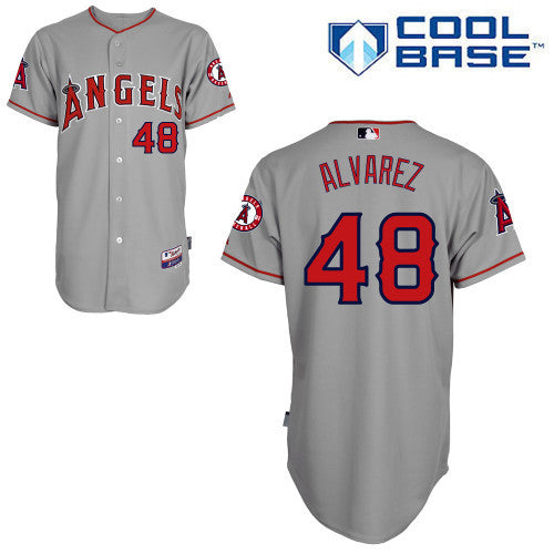Alvarez Los Angeles Angels grey jersey