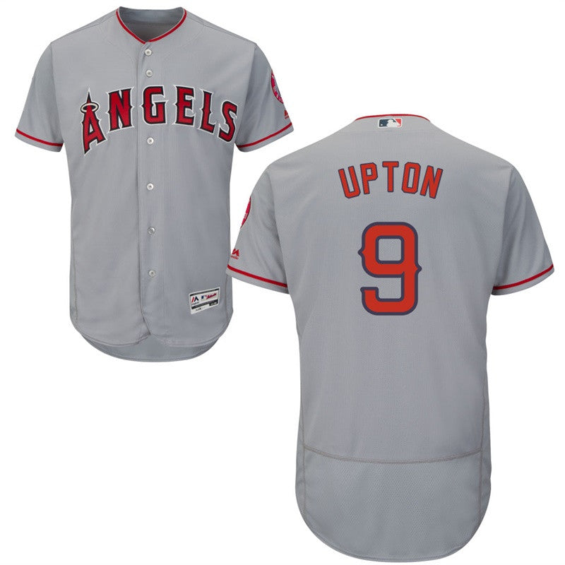 Justin Upton Los Angeles Angels gray jersey