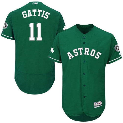 Evan Gattis Houston Astros green jersey