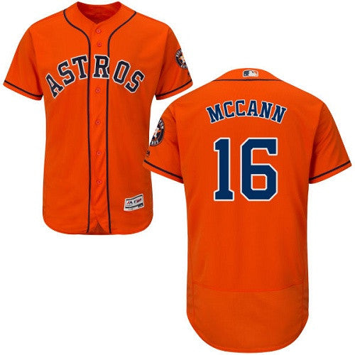 Brian McCann Houston Astros orange jersey