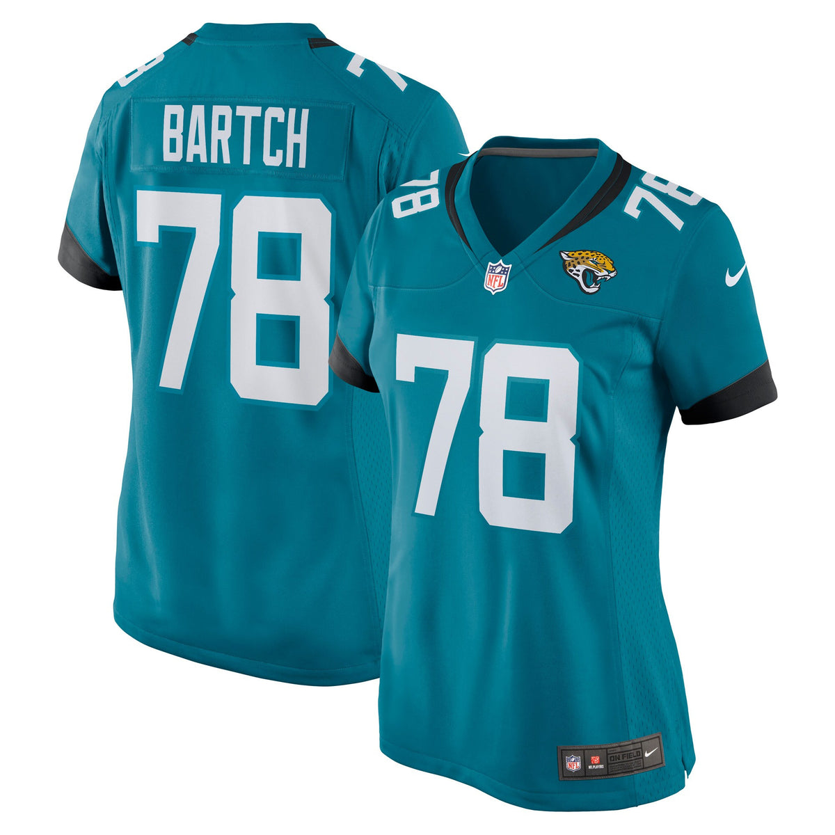 Ben Bartch Jacksonville Jaguars teal jersey
