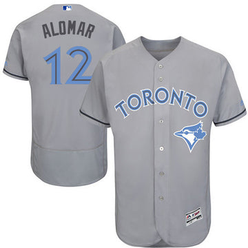 Roberto Alomar Toronto Blue Jays gray jersey