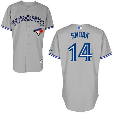 Smoak Toronto Blue Jays grey jersey