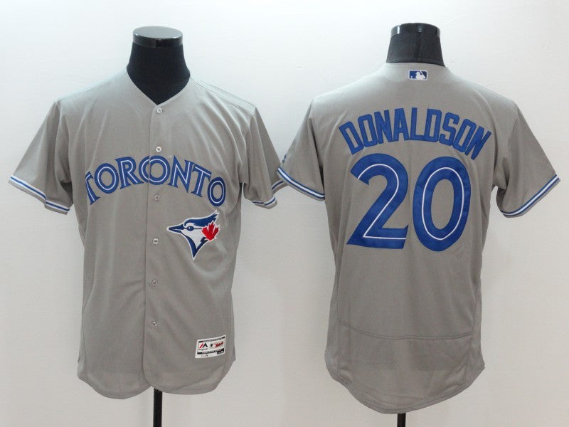 Josh Donaldson Toronto Blue Jays grey jersey