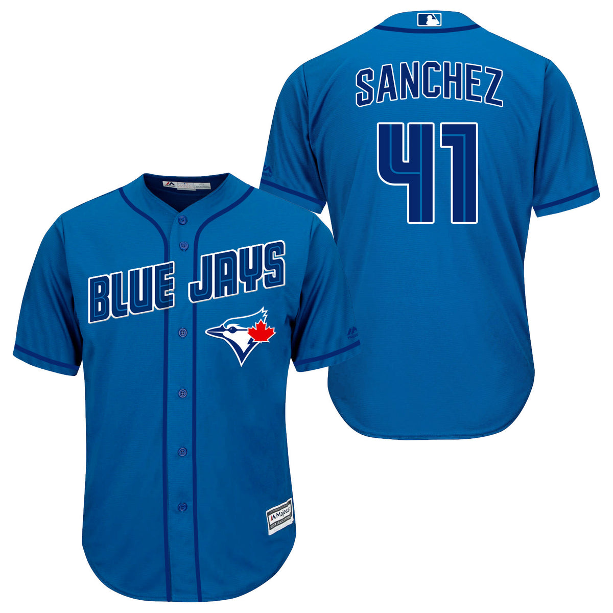 Aaron Sanchez Toronto Blue Jays blue jersey