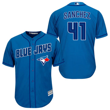 Aaron Sanchez Toronto Blue Jays blue jersey