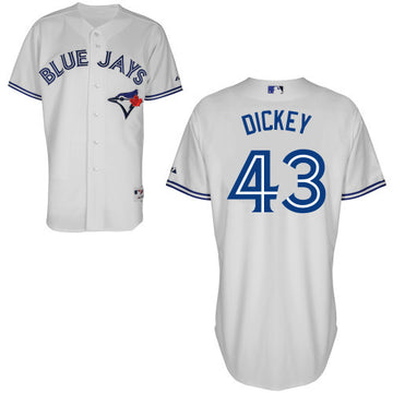 Dickey Toronto Blue Jays white jersey