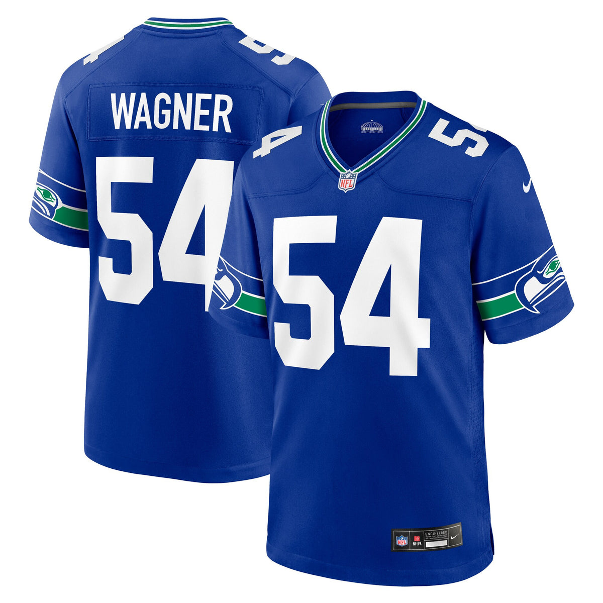 Bobby Wagner Seattle Seahawks royal Throwback jersey