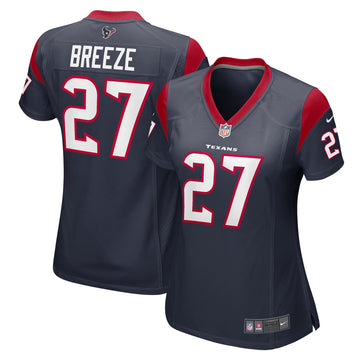 Brady Breeze Houston Texans navy jersey