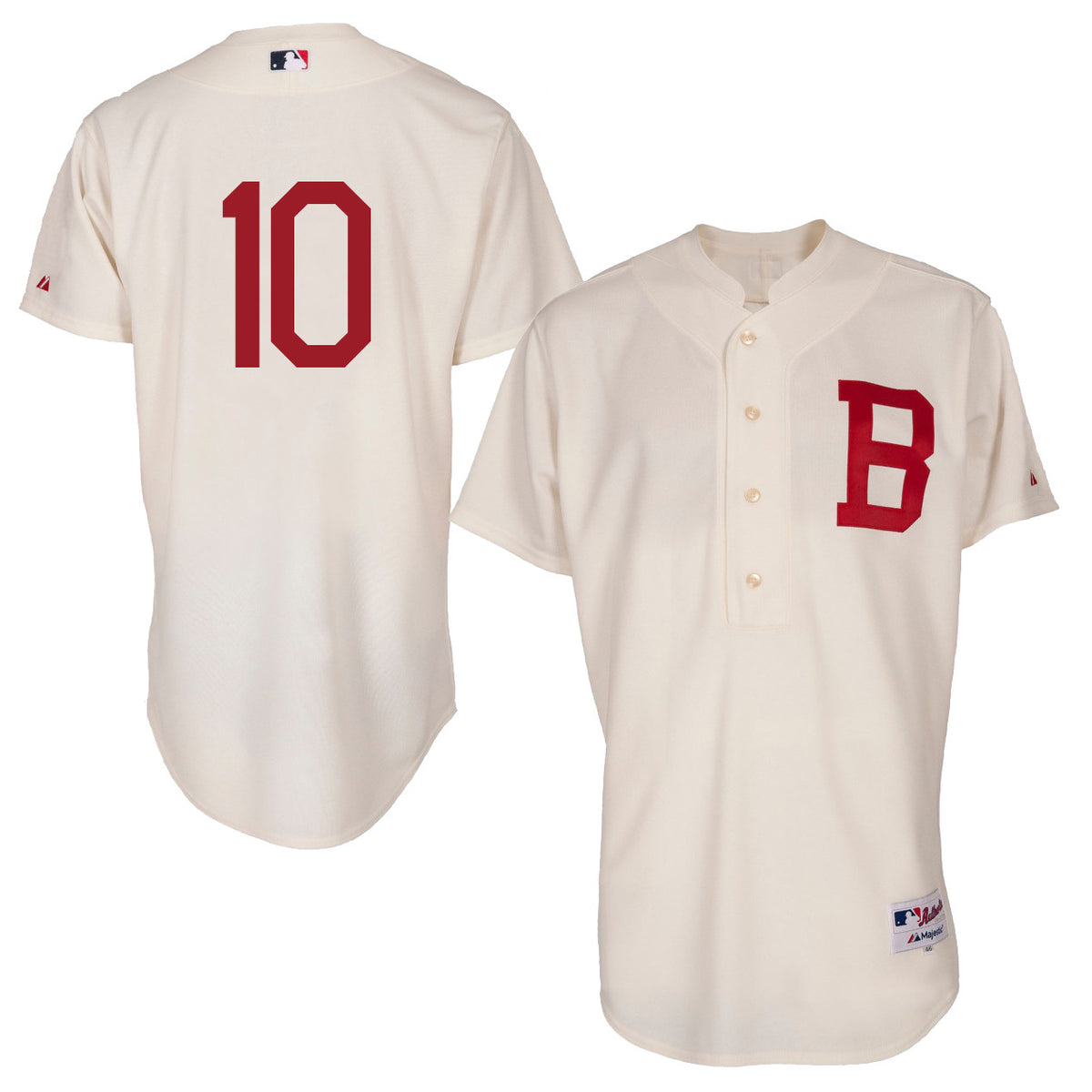 Chipper Jones Atlanta Braves cream Throwback jersey